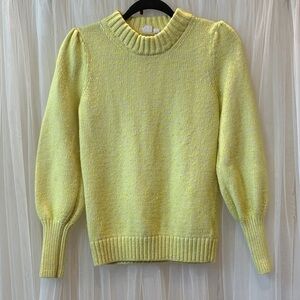 GAP Yellow Crew Neck Sweater